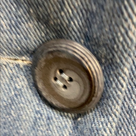 Women’s double breasted denim pea coat, made in US - Picture 6 of 6